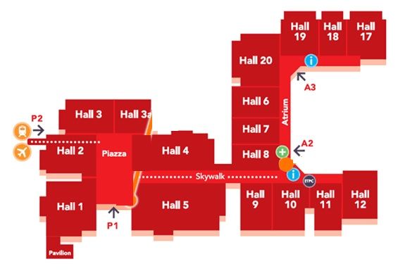 Nec Hall Layout