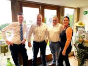 Pictured in their retail showroom L-r: Neil Bunyan, Robert Greener, Jon Buckwell and Emmi Moules