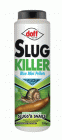 One of several popular slug killers containing metaldehyde