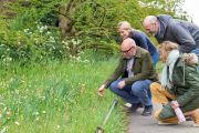 Teaching students from the London College of Garden Design. 