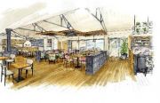 Artists impression of the new Cafe Bar
